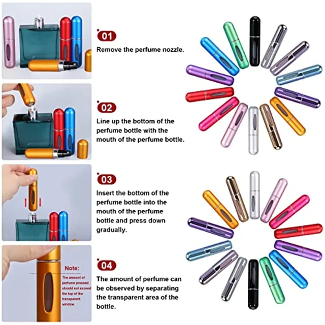Infographic comparing the case size with spray bottle use
