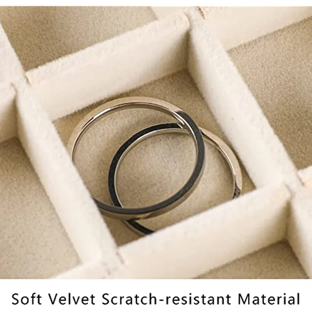 Close view of bangles resting in a soft velvet tray