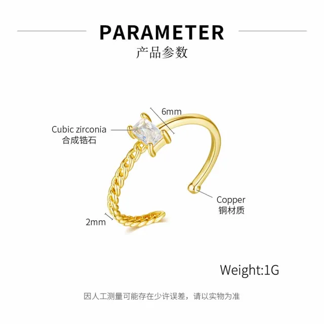 Stacked gold rings on a hand, close view