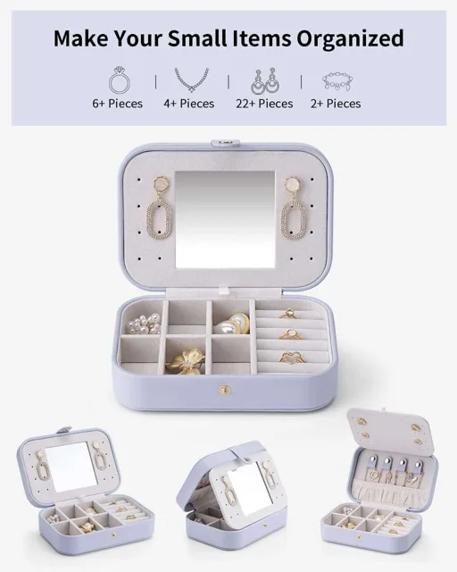 Infographic showing the lavender box organizing small items