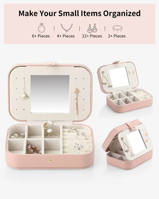 Pink box infographic showing the folded and open states