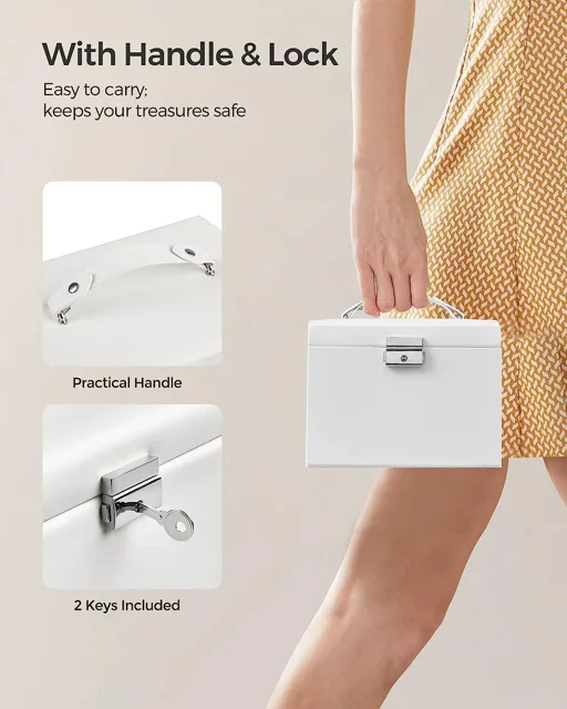 Infographic showing the handle and included keys