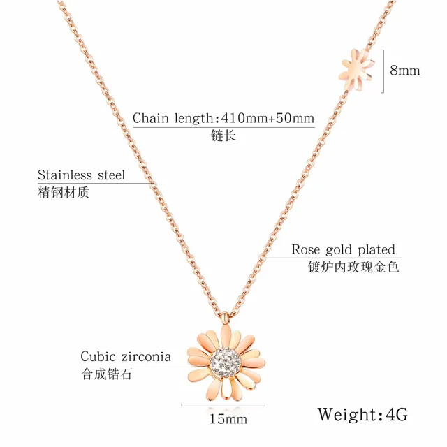 Parameter diagram, 40 plus 5 centimetre chain, 4 grams