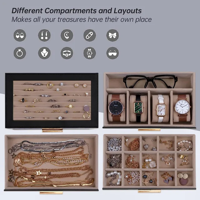 Infographic mapping compartments and layouts, black version
