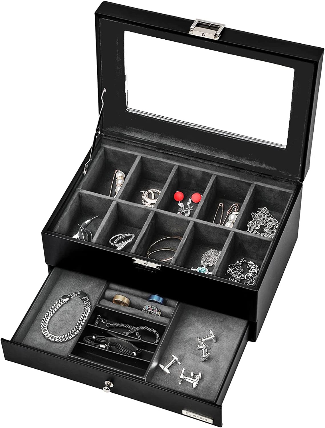 Leather Storage Box for Watches and Jewelry- Luxury Gift for Best Friend