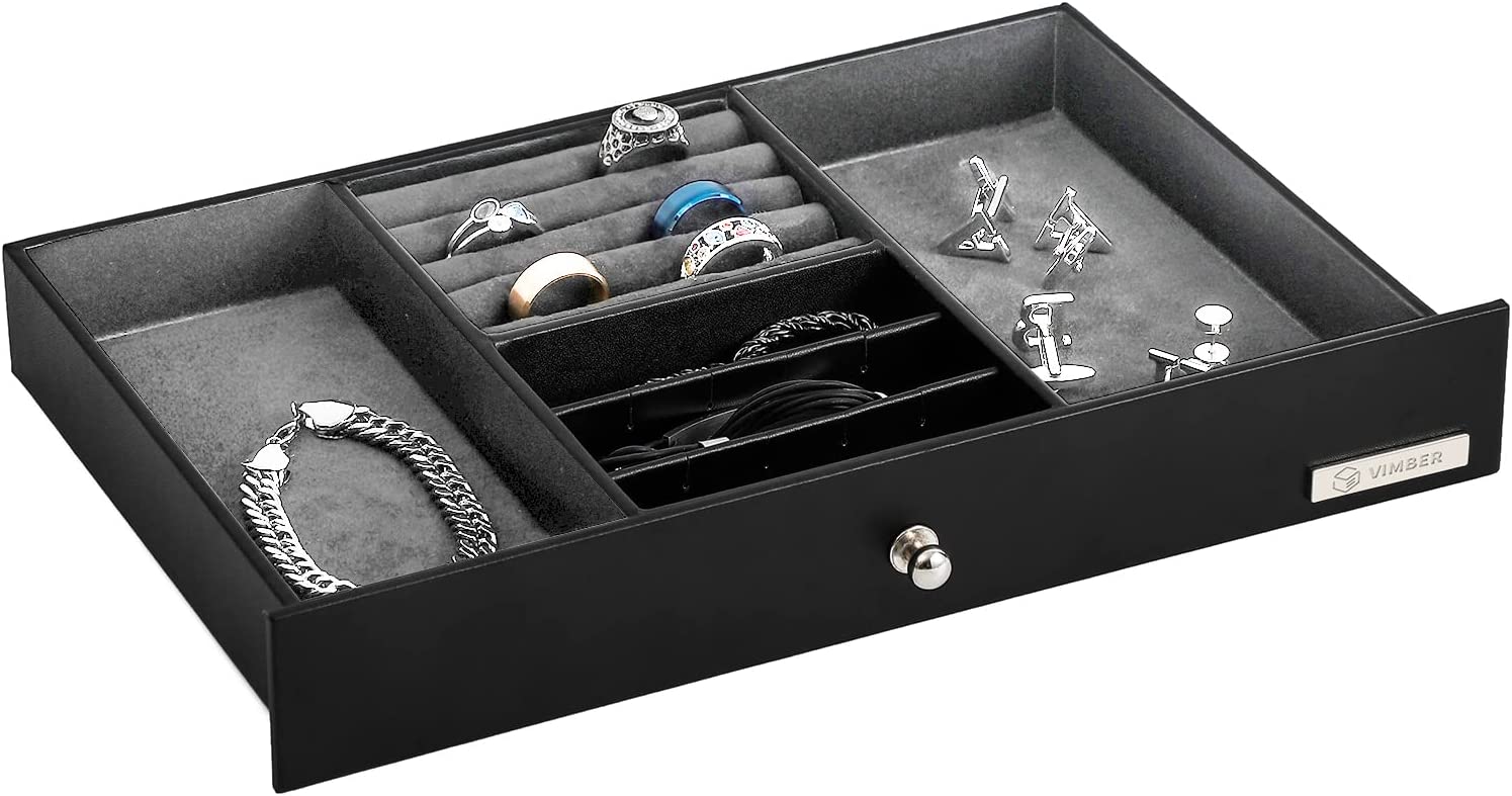 Leather Storage Box for Watches and Jewelry- Luxury Gift for Best Friend