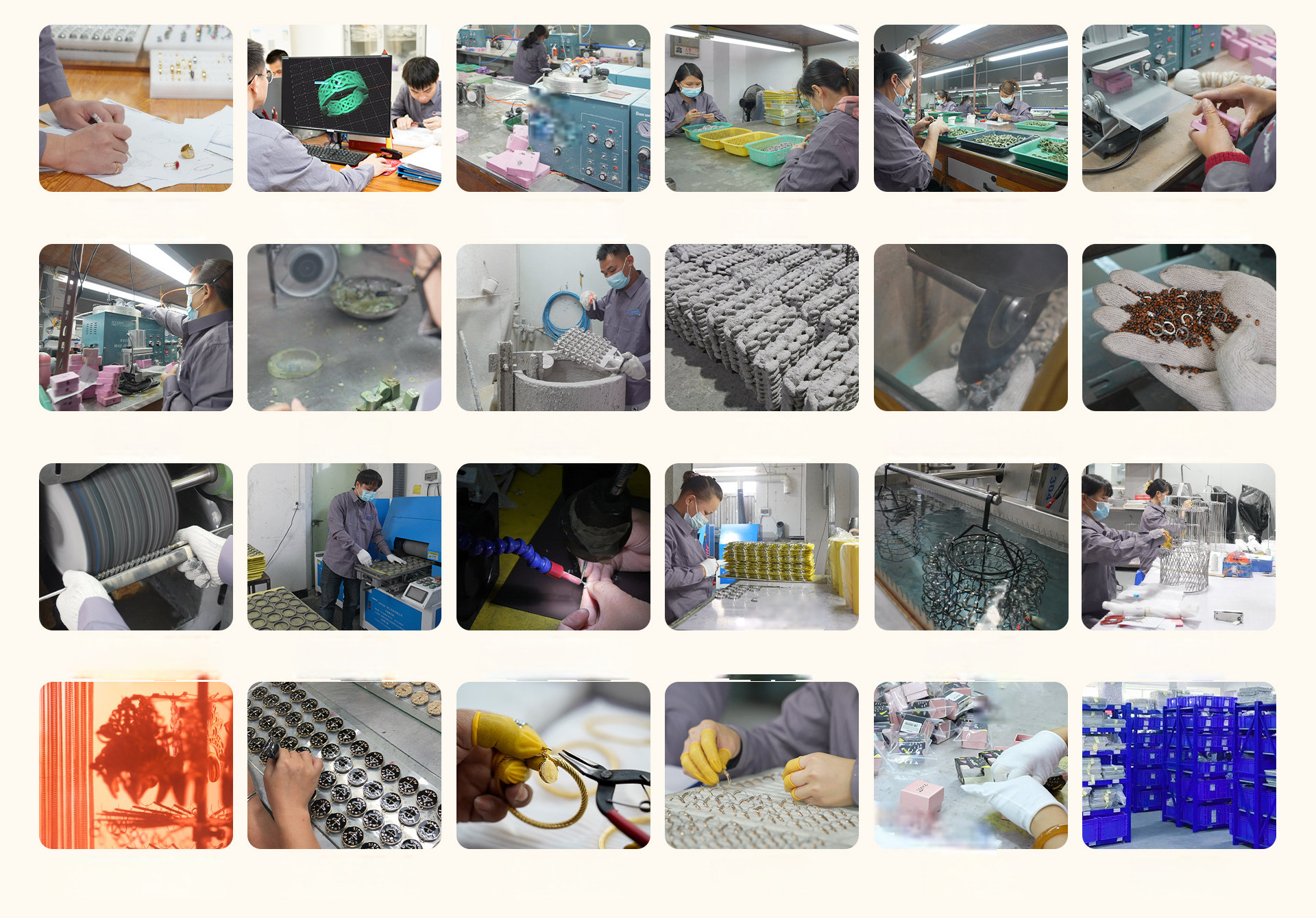 Stainless steel jewelry production process steps across FSC CRAFT's Shenzhen, Guangdong network near the Dongguan Chang'an cluster