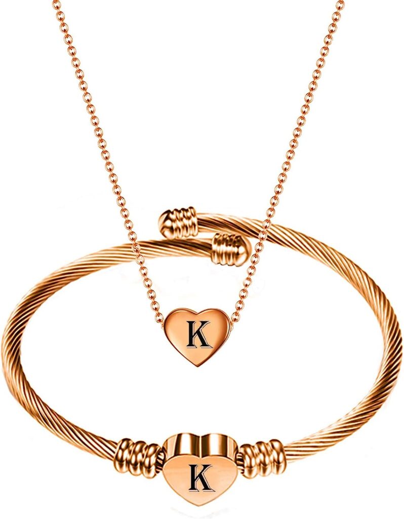 Custom 18K Gold Plated Stainless Steel Jewelry Bracelets for Lovers