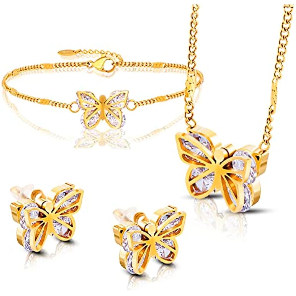 Trendy Stainless Steel Heart Pendant Necklace for Women