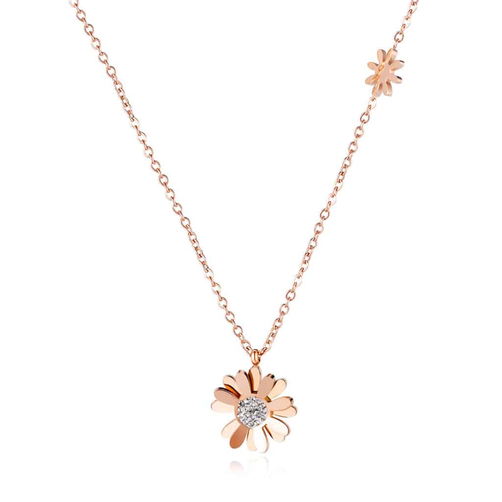 Punk Six-star Stainless Steel Pendant Necklace for Perfect Look