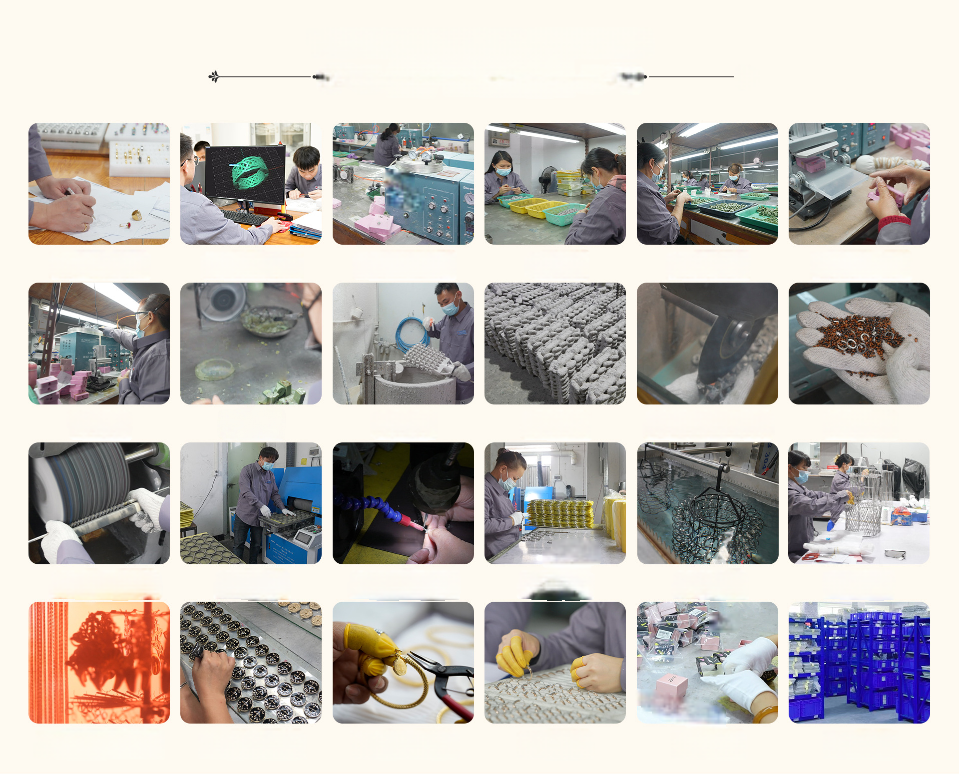 Stainless steel jewelry production process steps in FSC CRAFT's Shenzhen, Guangdong, near the Dongguan Chang'an cluster, Shenzhen-based workshop network
